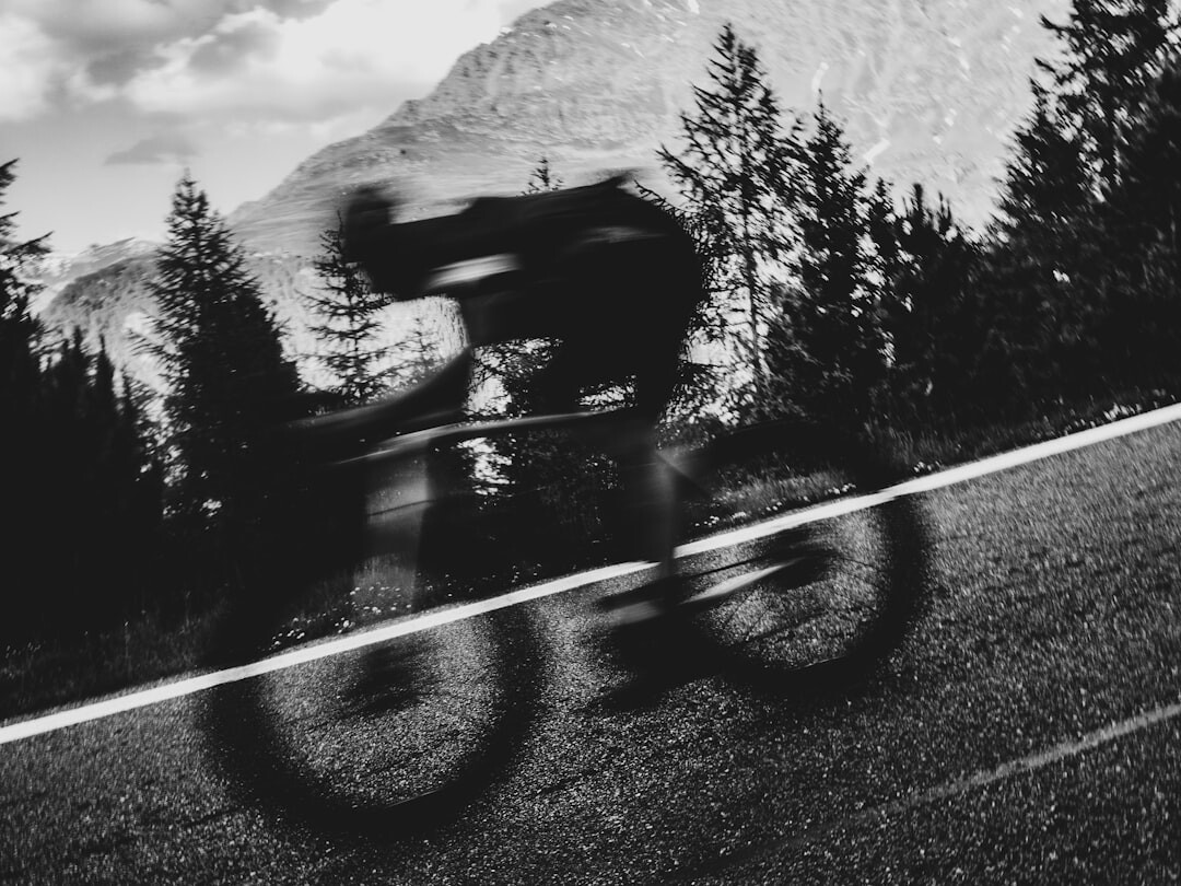 cyclist on road